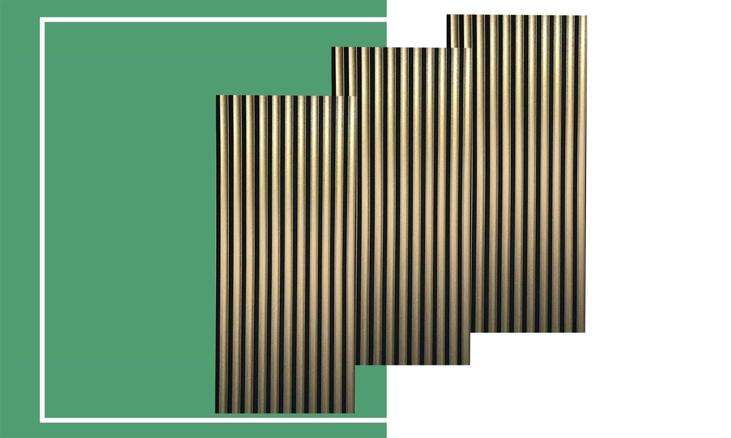 İzofelt Akupanel | Altın Hasır A Kalite (60x280cm) 21 mm